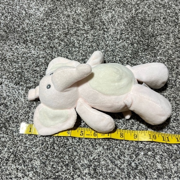 Elephant Kellybaby 10” Cuddle Pink Baby Pram Toy Crinkle Ears & Rattle - Picture 4 of 5